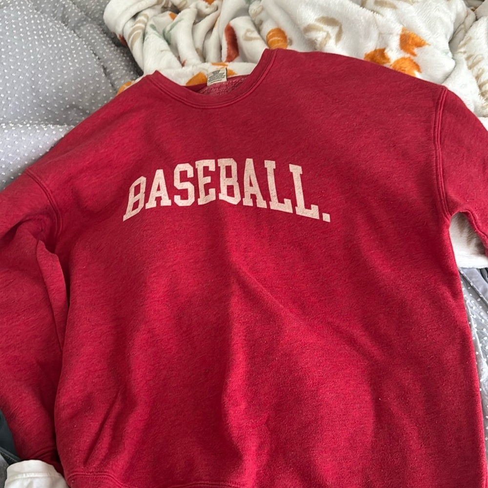 Baseball crewneck size large